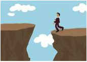 man and cliff